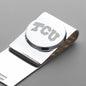 TCU Sterling Silver Money Clip Shot #2