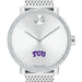 TCU Women's Movado Bold with Crystal Bezel & Mesh Bracelet