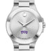 TCU Women's Movado Collection Stainless Steel Watch with Silver Dial