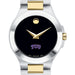 TCU Women's Movado Collection Two-Tone Watch with Black Dial
