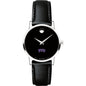 TCU Women's Movado Museum with Leather Strap Shot #2