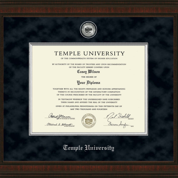 Temple Diploma Frame - Excelsior Shot #2