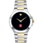 Temple Men's Movado Collection Two-Tone Watch with Black Dial Shot #2