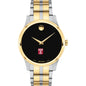Temple Men's Movado Collection Two-Tone Watch with Black Dial Shot #2