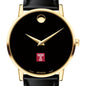 Temple Men's Movado Gold Museum Classic Leather Shot #1
