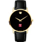 Temple Men's Movado Gold Museum Classic Leather Shot #2