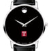 Temple Men's Movado Museum with Leather Strap