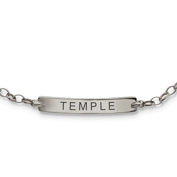Temple Monica Rich Kosann Petite Poesy Bracelet in Silver Shot #2
