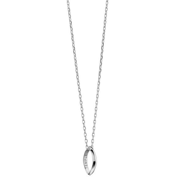 Temple Monica Rich Kosann Poesy Ring Necklace in Silver Shot #2