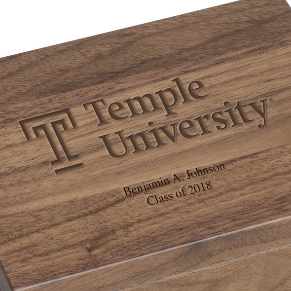 Temple Solid Walnut Desk Box Shot #3