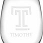 Temple Stemless Wine Glasses Made in the USA - Set of 2 Shot #3