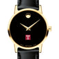 Temple Women's Movado Gold Museum Classic Leather Shot #1