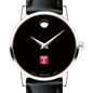 Temple Women's Movado Museum with Leather Strap Shot #1