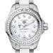 Temple Women's TAG Heuer Steel Aquaracer with Diamond Dial & Bezel