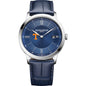 Tennessee Men's Baume et Mercier 40mm Classima Quartz Watch with Blue Dial & Dark Blue Leather Strap Shot #2