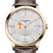 Tennessee Men's Baume et Mercier 40mm Gold PVD Classima Watch with Silver Dial & Dark Brown Leather Strap
