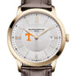 Tennessee Men's Baume et Mercier 40mm Gold PVD Classima Watch with Silver Dial & Dark Brown Leather Strap Shot #1