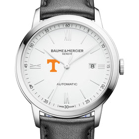 Tennessee Men's Baume et Mercier 42mm Classima Automatic Watch with White Dial & Black Leather Strap Shot #1