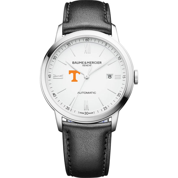 Tennessee Men's Baume et Mercier 42mm Classima Automatic Watch with White Dial & Black Leather Strap Shot #2