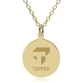 Tepper 14K Gold Pendant &amp; Chain Shot #1