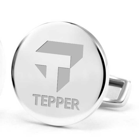 Tepper Cufflinks in Sterling Silver Shot #2