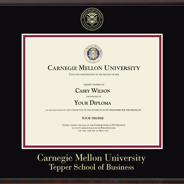 Tepper Diploma Frame, the Fidelitas Shot #2