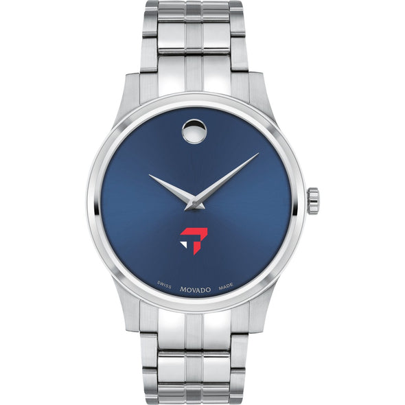 Tepper Men's Movado Collection Stainless Steel Watch with Blue Dial Shot #2
