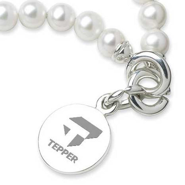 Tepper Pearl Bracelet with Sterling Silver Charm Shot #2