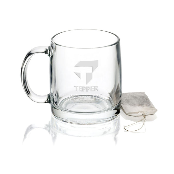 Tepper School of Business 13 oz Glass Coffee Mug Shot #1