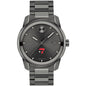 Tepper School of Business Men's Movado BOLD Gunmetal Grey with Date Window Shot #2