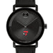 Tepper School of Business Men's Movado BOLD with Black Leather Strap