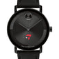 Tepper School of Business Men's Movado BOLD with Black Leather Strap Shot #1
