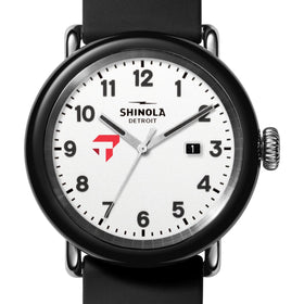 Tepper School of Business Shinola Watch, The Detrola 43mm White Dial at M.LaHart &amp; Co. Shot #1