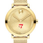 Tepper School of Business Women's Movado Bold Gold with Mesh Bracelet Shot #1