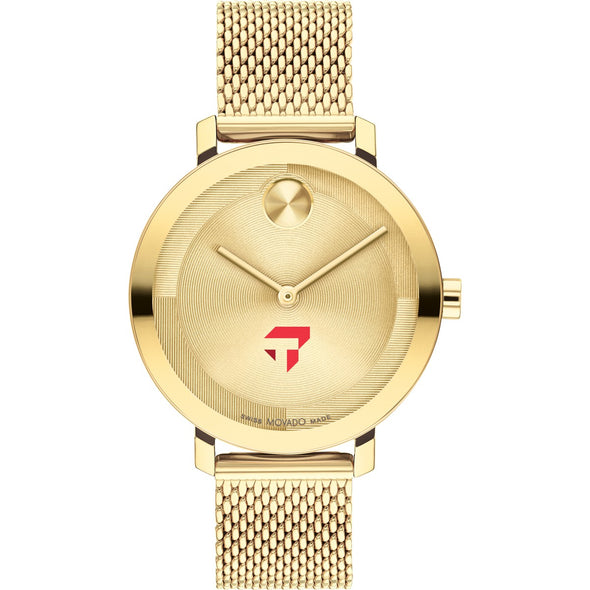 Tepper School of Business Women's Movado Bold Gold with Mesh Bracelet Shot #2