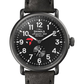 Tepper Shinola Watch, The Runwell 41mm Black Dial Shot #1