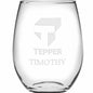Tepper Stemless Wine Glasses Made in the USA - Set of 2 Shot #2