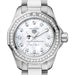 Tepper Women's TAG Heuer Steel Aquaracer with Diamond Dial & Bezel