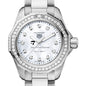 Tepper Women's TAG Heuer Steel Aquaracer with Diamond Dial & Bezel Shot #1