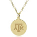 Texas A&M 14K Gold Pendant & Chain