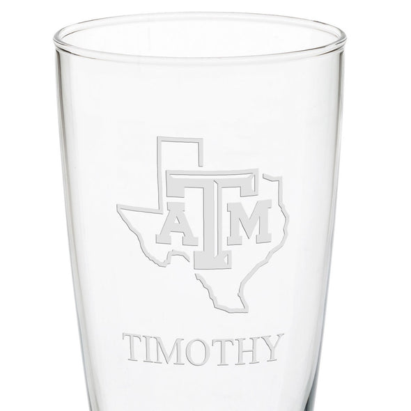 Texas A&amp;M 20oz Pilsner Glasses - Set of 2 Shot #3