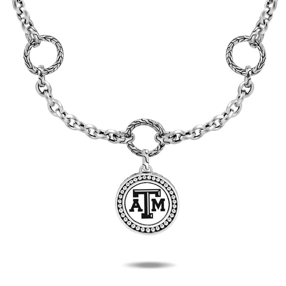 Texas A&M Amulet Necklace by John Hardy with Classic Chain and Three Connectors Shot #3