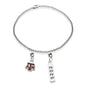 Texas A&M Class Year Sterling Silver Anklet Shot #1