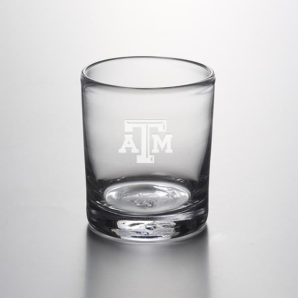 Texas A&amp;M Double Old Fashioned Glass by Simon Pearce Shot #2