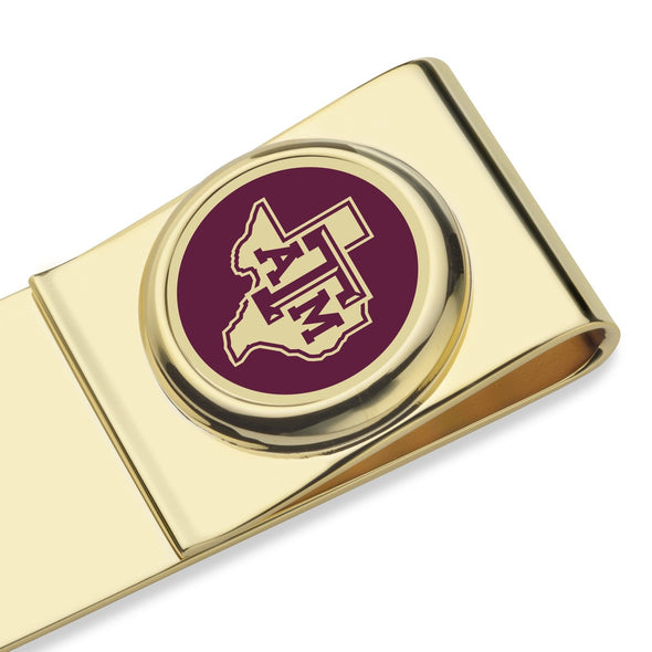 Texas A&M Enamel Money Clip Shot #2