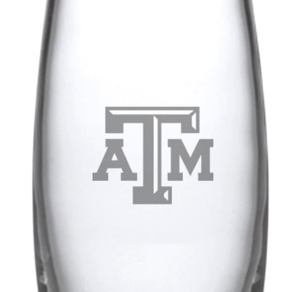 Texas A&amp;M Glass Addison Vase by Simon Pearce Shot #2