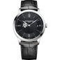 Texas A&M Men's Baume et Mercier 40mm Classima Quartz Watch with Black Dial & Black Leather Strap Shot #2