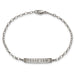 Texas A&M Monica Rich Kosann Petite Poesy Bracelet in Silver