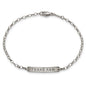 Texas A&M Monica Rich Kosann Petite Poesy Bracelet in Silver Shot #1