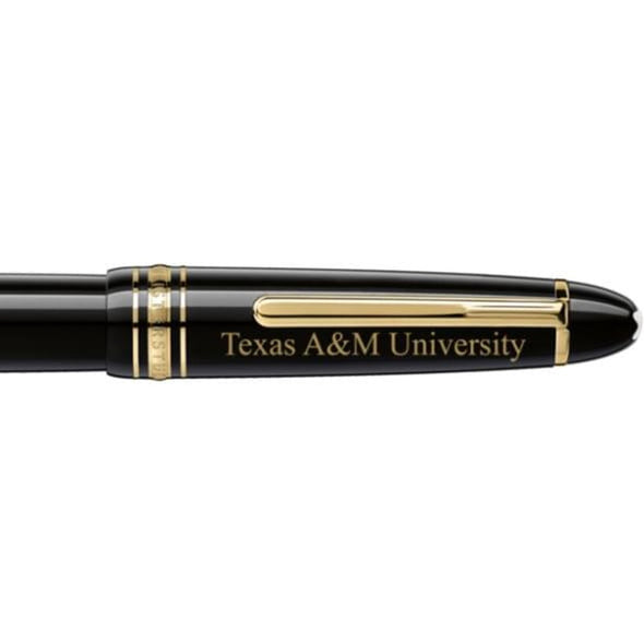 Texas A&M Montblanc Meisterstück LeGrand Rollerball Pen in Gold Shot #2